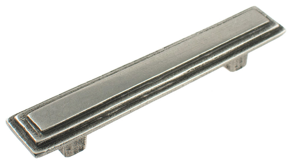 Classic Pewter Cabinet Pull Hawk Hill Hardware, Polished Pewter