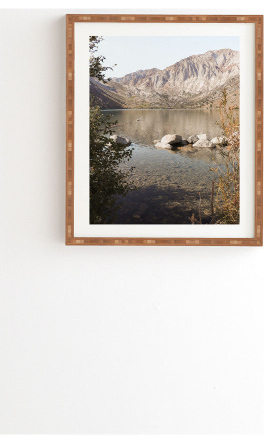 Henrike Schenk, Mountains of California, Mammoth Lakes Framed Art, 14x16.5"