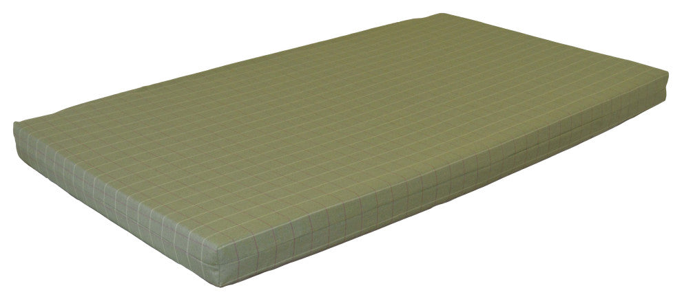 Swing Bed Cushion, Cottage Green, 75 Inch, 4" Thick