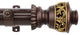 Lattice Curtain Rod, Cocoa, 48"-84"