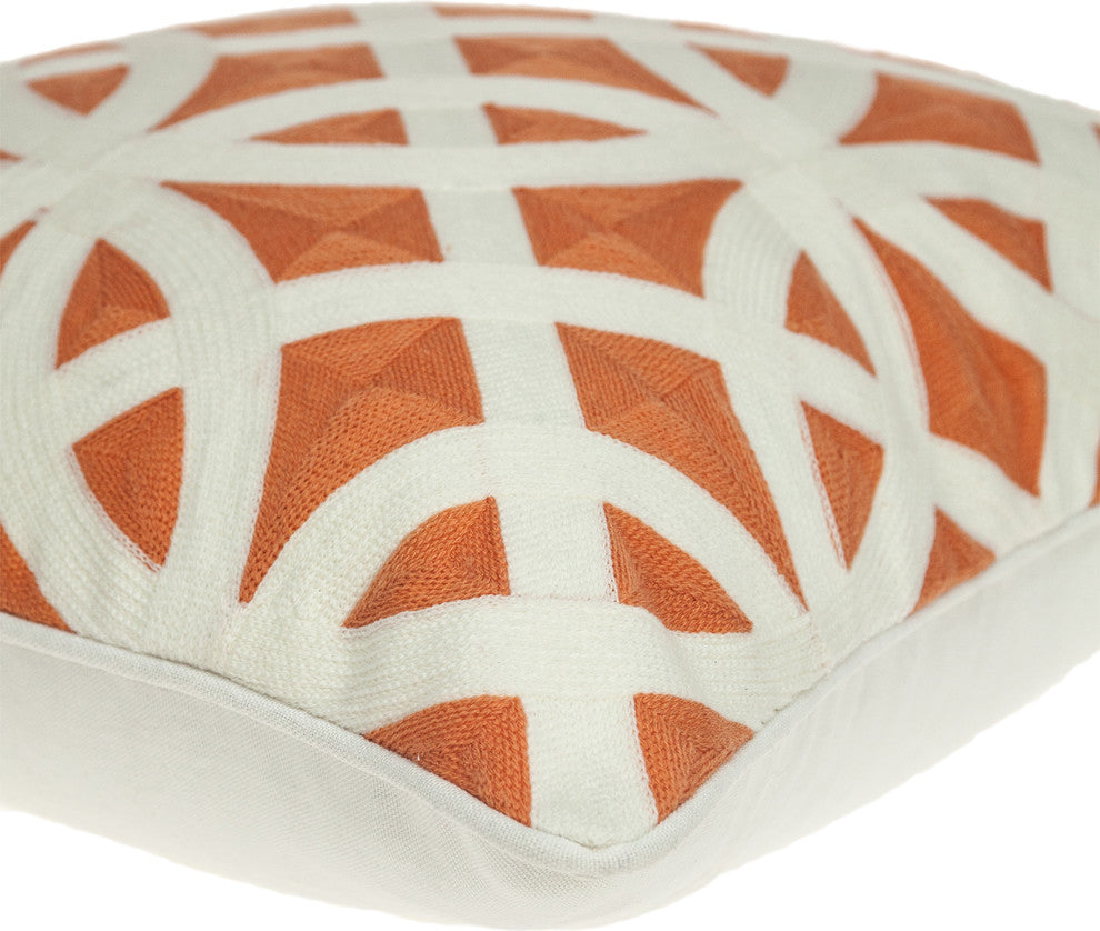 Chano Transitional Multicolored Pillow Cover With Poly Insert