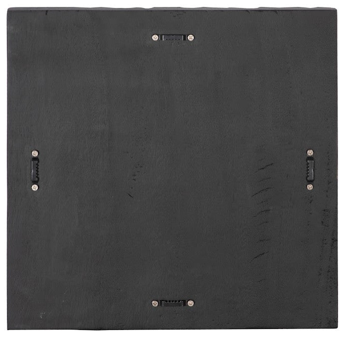 Carved Wall Tile, Black, Wave