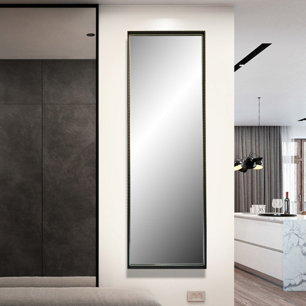 metal wall or floor mirror