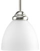 1-Light Mini-Pendant, Brushed Nickel