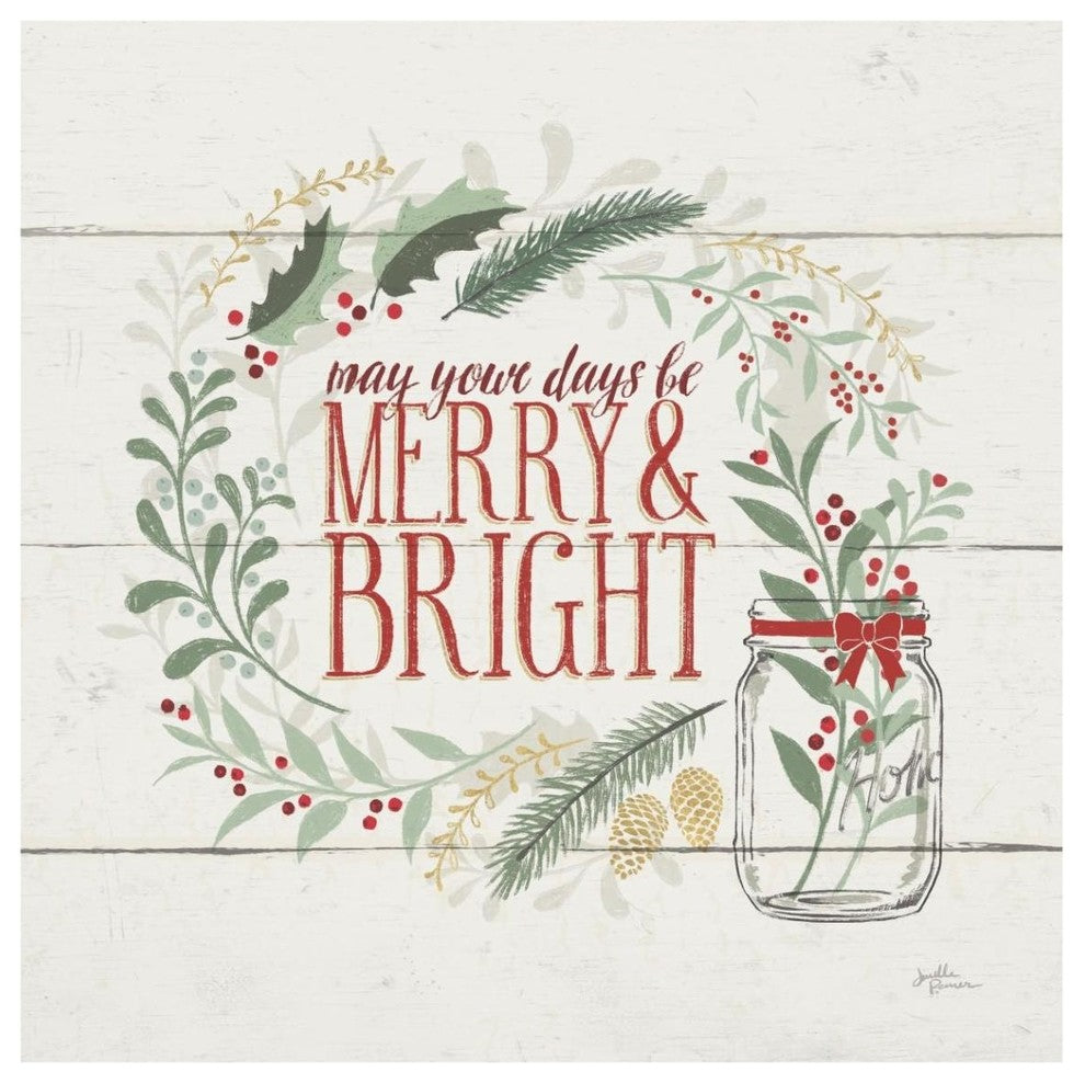 "Seasons Greetings II" Digital Paper Print by Janelle Penner, 42"x42"