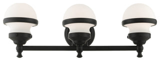 Livex Lighting Oldwick 3 Light Black Vanity Sconce