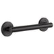 Delta BathSafety 12" Contemporary Decorative ADA Grab Bar, Matte Black, 41812-BL