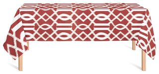 Kirkwood Pattern Red 58x102 Tablecloth