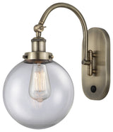 Innovations 918-1W-AB-G202-8 1-Light Sconce, Antique Brass