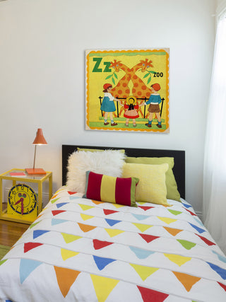 "Zoo" Painting Print on Canvas by Curtis