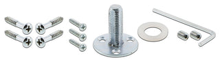 Single New York Plate With Oval Fluted Crystal Knob, Bright Chrome