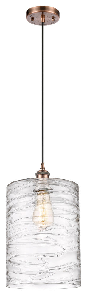 Innovations 516-1P-AC-G1113-L-LED 1-Light Mini Pendant Antique Copper