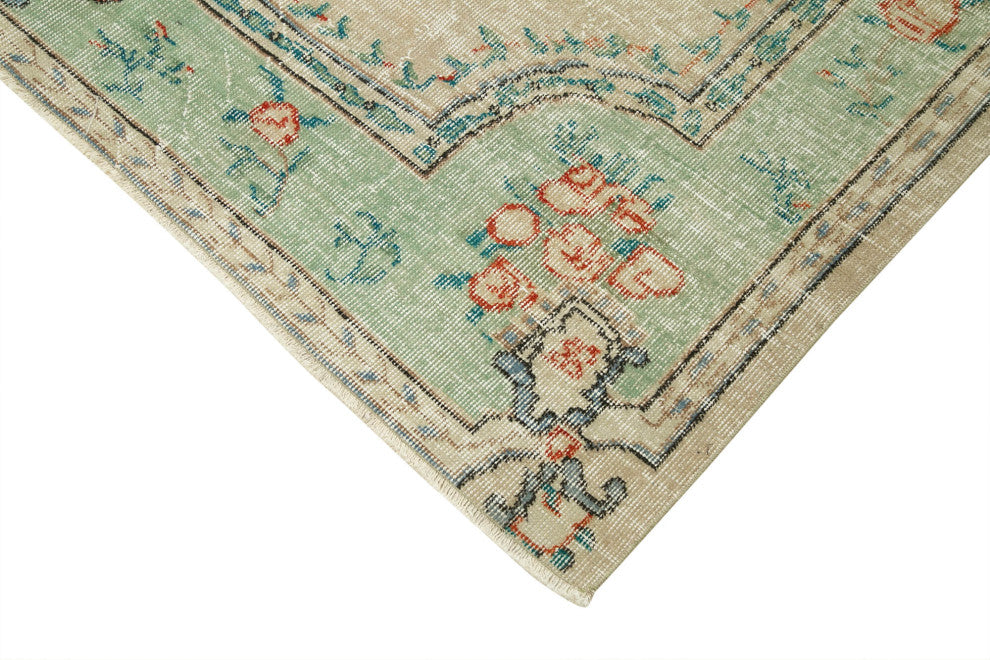 Rug N Carpet - Hand-knotted Turkish 6' 6'' x 9' 0'' Low Pile  Area Rug