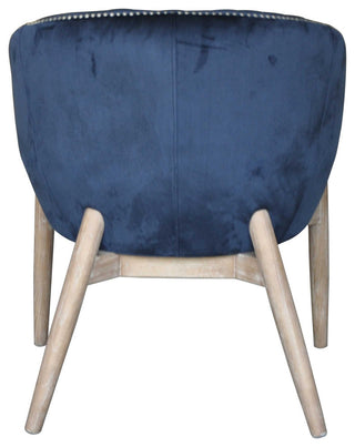 Nadia Club Chair, Navy Blue