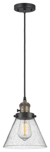 Innovations 201CSW-BAB-G44-LED 1 Light Pendant, Switch, Black Antique Brass