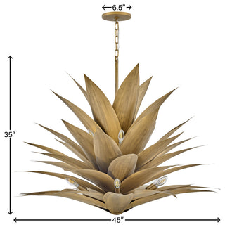 Fredrick Ramond Agave Large Multi Tier, Burnished Gold