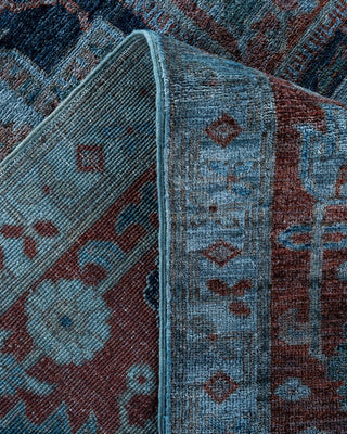 Overdyed, One-of-a-Kind Hand-Knotted Area Rug Gray, 9'0"x11'7"