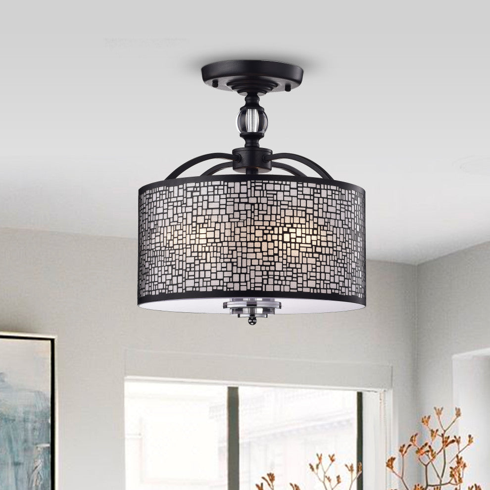 Andromeda 3-Light Semi Flush Mount