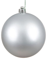 Vickerman N590807Dmv 3" Silver Matte Ball Ornament, 12 Per Bag