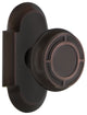 Cottage Plate Single Dummy Mission Door Knob