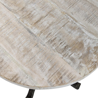 Colton Adj Vintage Table, Natural Drftwd/Aged Iron