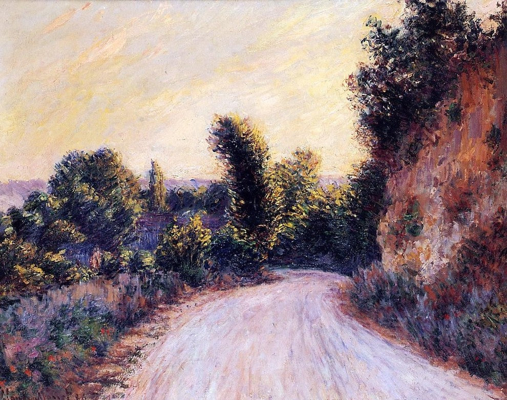 Claude Oscar Monet Path, Gallery Wrapped Canvas Print, 20"x25"