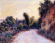 Claude Oscar Monet Path, Gallery Wrapped Canvas Print, 20"x25"