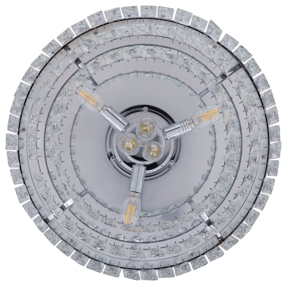 Fanaway Veil 48" Ceiling Fan, Chrome