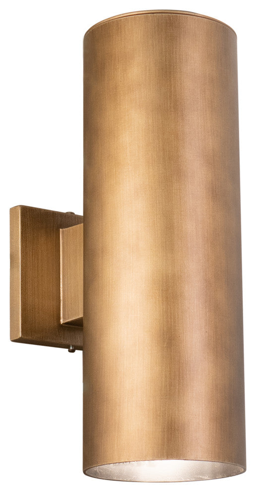 Chiasso 14.25"H Outdoor Wall Light Warm Brass