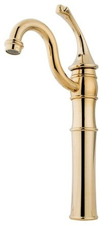 Kingston Brass Vessel Sink Faucet, Polished Brass