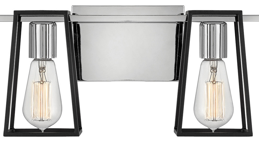 Hinkley Filmore Large Four Light Vanity, Chrome