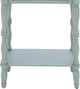 Urban Designs Laurie 31" Weathered Wooden Nightstand With Drawer, Baby Blue
