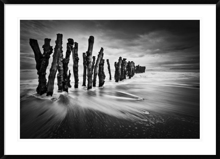 "Timber Graffiti" Framed Digital Print by Sobul, 44x32"