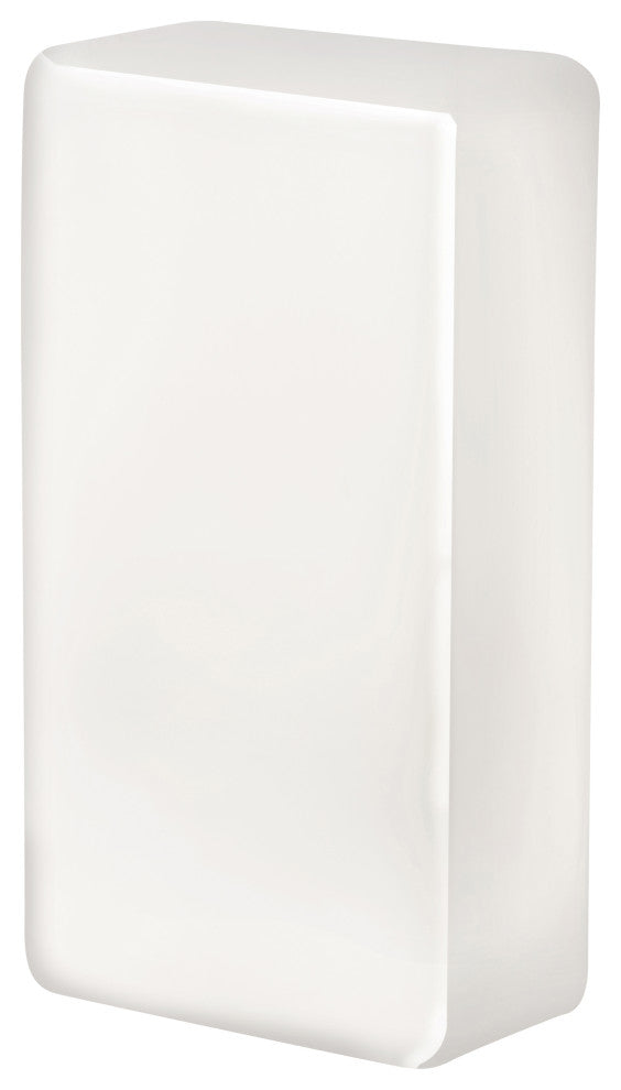 Brick Wet Location LED Wall Fixture, Opal Glass Diffuser