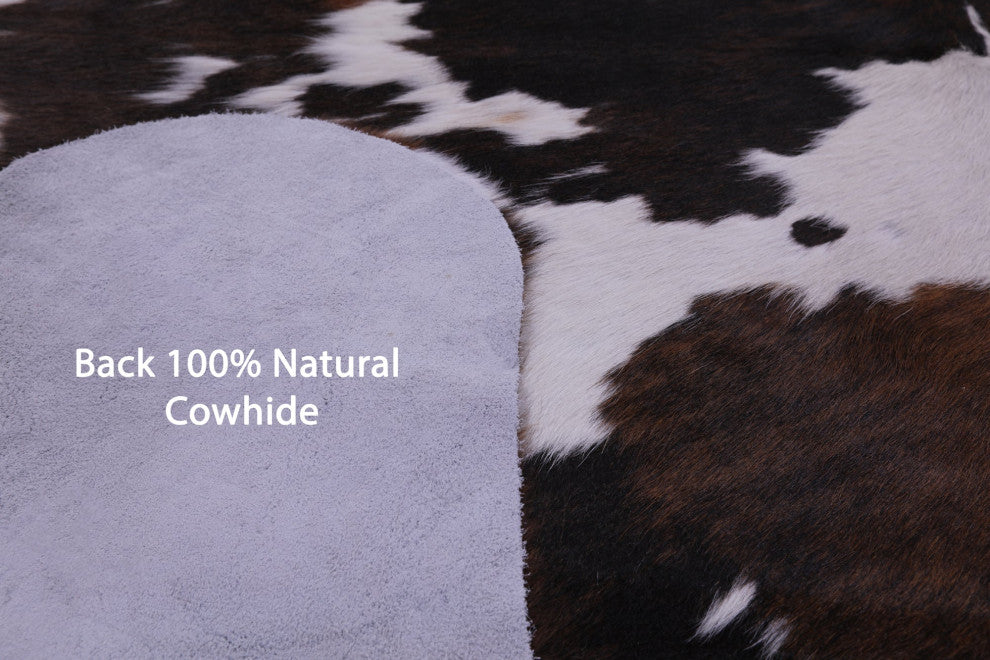 6' 8" X 6' 0" Natural Cowhide Rug C2342