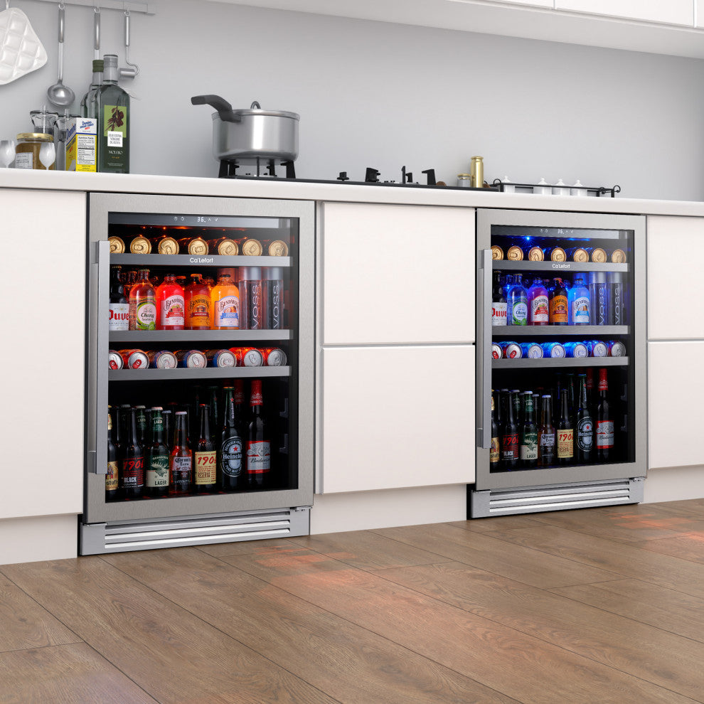 Ca''Lefort 48" 440-Cans Beverage Refrigerator and Cooler Built-In or Freestanding