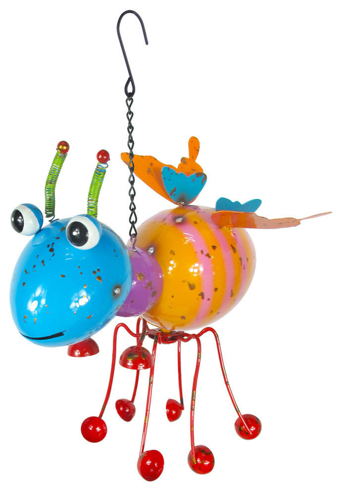 Hanging Ant Ornament With Kinetic Spinning Legs