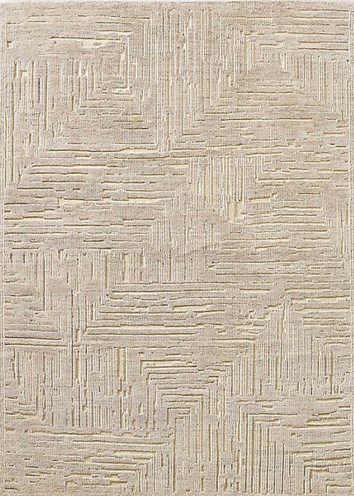Ahgly Company Indoor Rectangle Mid-Century Modern Area Rugs, 8' x 10'