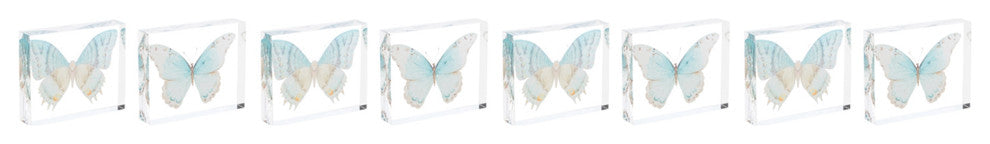 Acyrlic Butterfly Decor, Set of 4