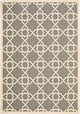 Safavieh Courtyard CY6032-246 5'3" Round Gray Rug