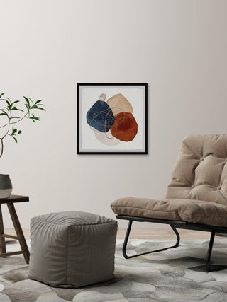 "Dynamic Tension" Framed Painting Print, 18x18