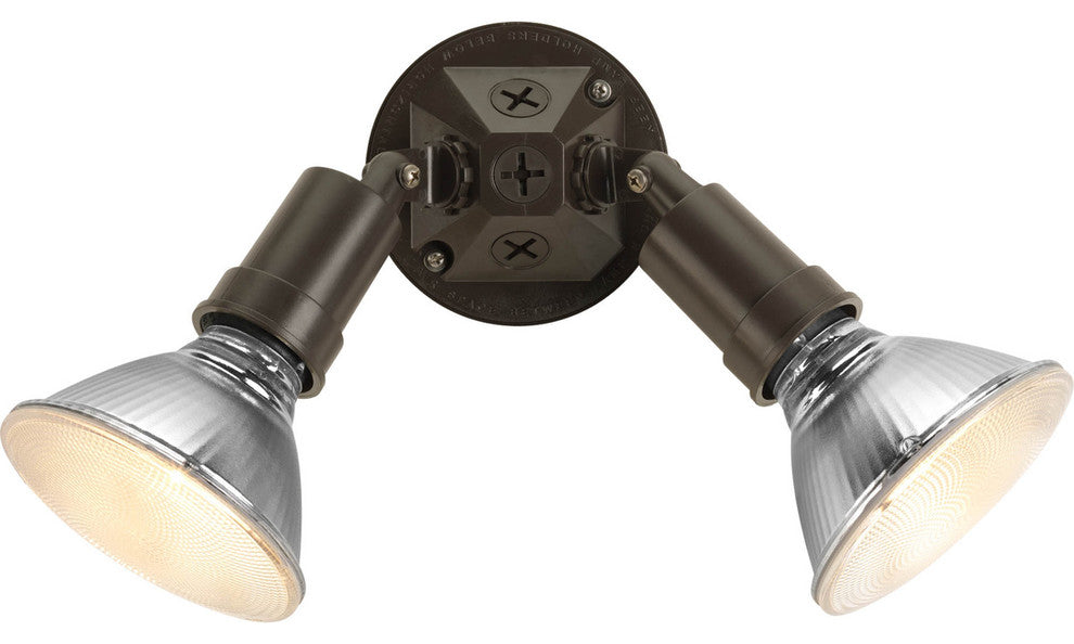 Progress Lighting 2-150W Par 38 Lampholder, Antique Bronze