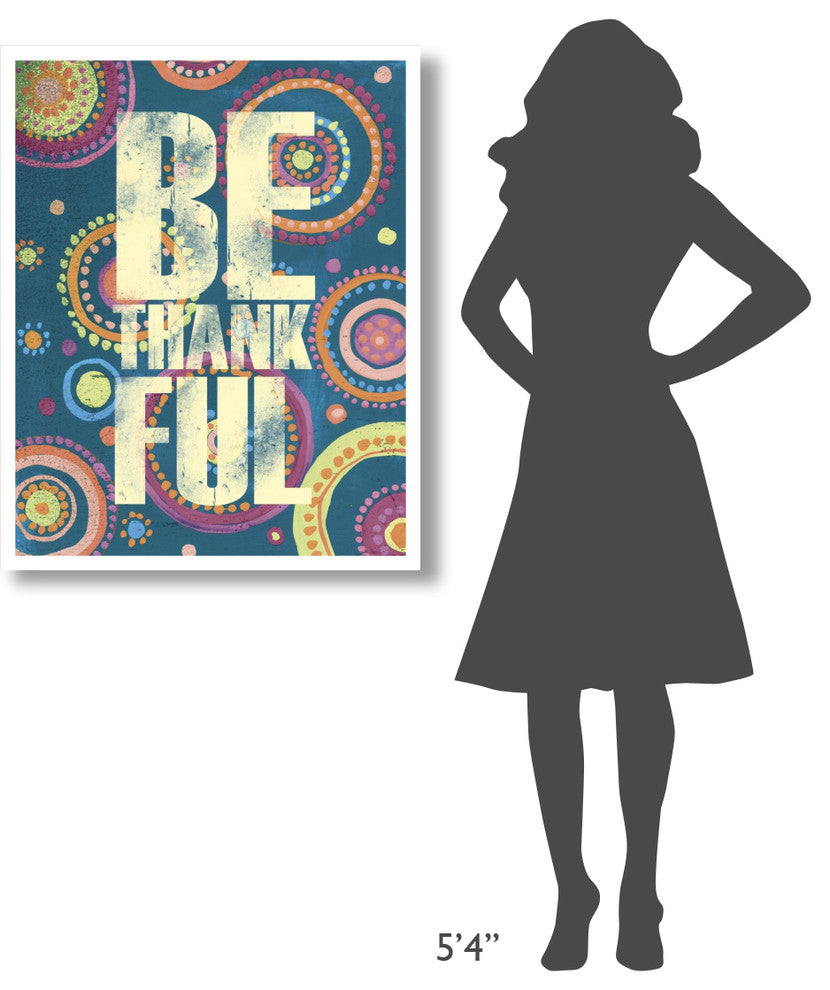 "Bright Be Thankful" Digital Paper Print by Anne Tavoletti, 30"x37"
