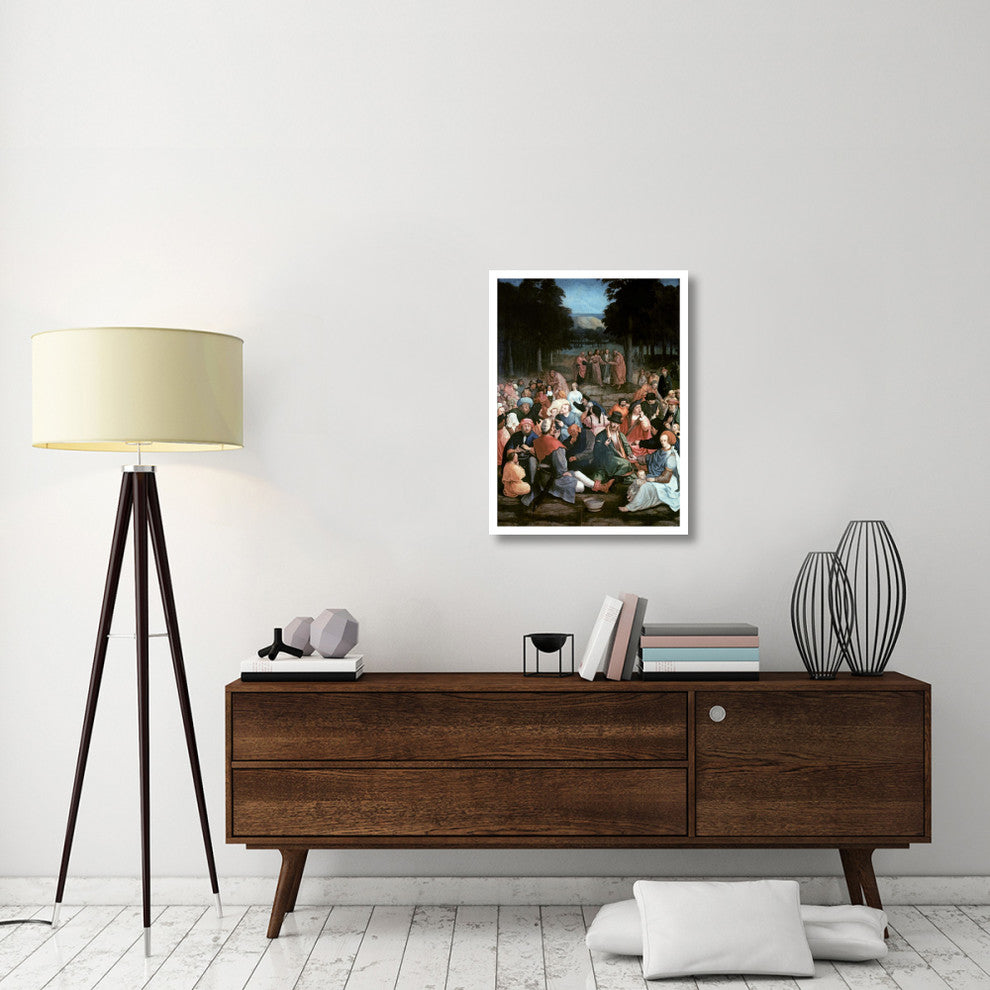 "Miracle of the Loaves & the Fishes" Print by Lucas Van Leyden, 24"x32"