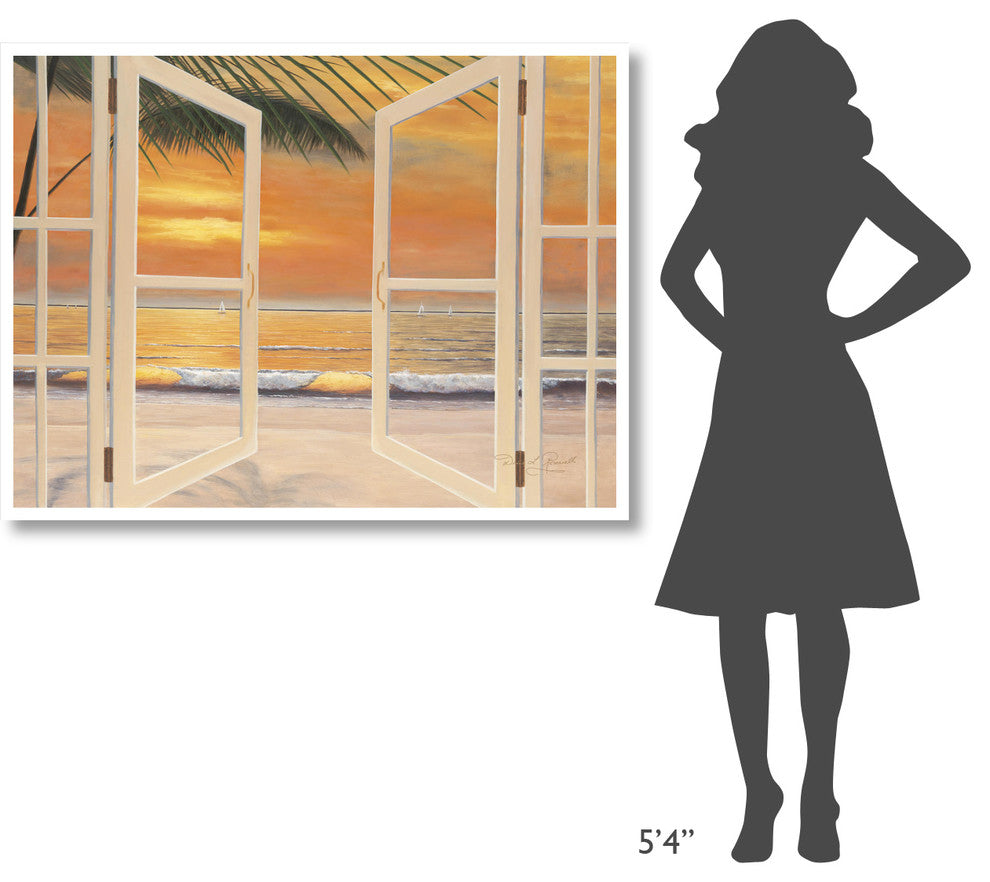 "Doorway To Paradise" Digital Paper Print by Diane Romanello, 50"x38"