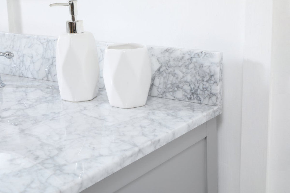Home Living 22" Farmhouse Grey-Light Bathroom Vanity