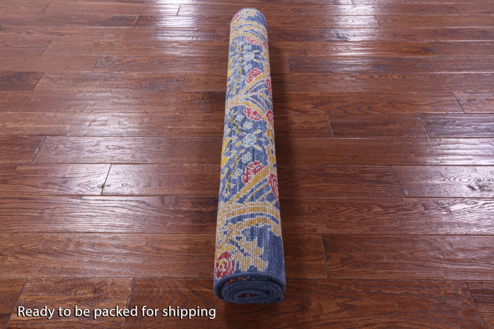 4' 1" X 5' 10" William Morris Hand Knotted Wool Rug - Q13464