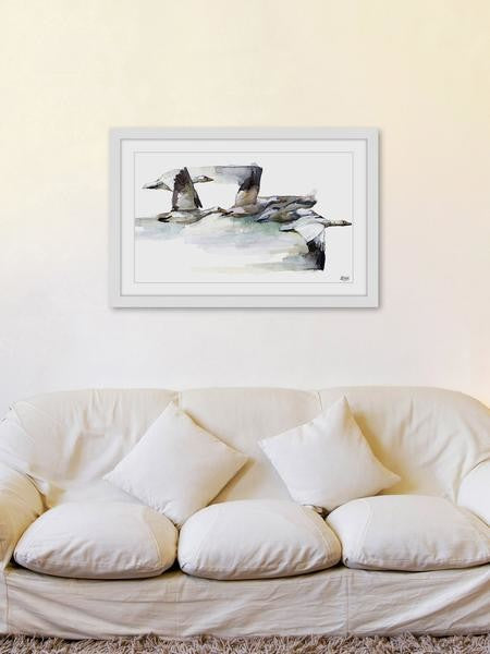"Heading South" Framed Painting Print, 24"x16"