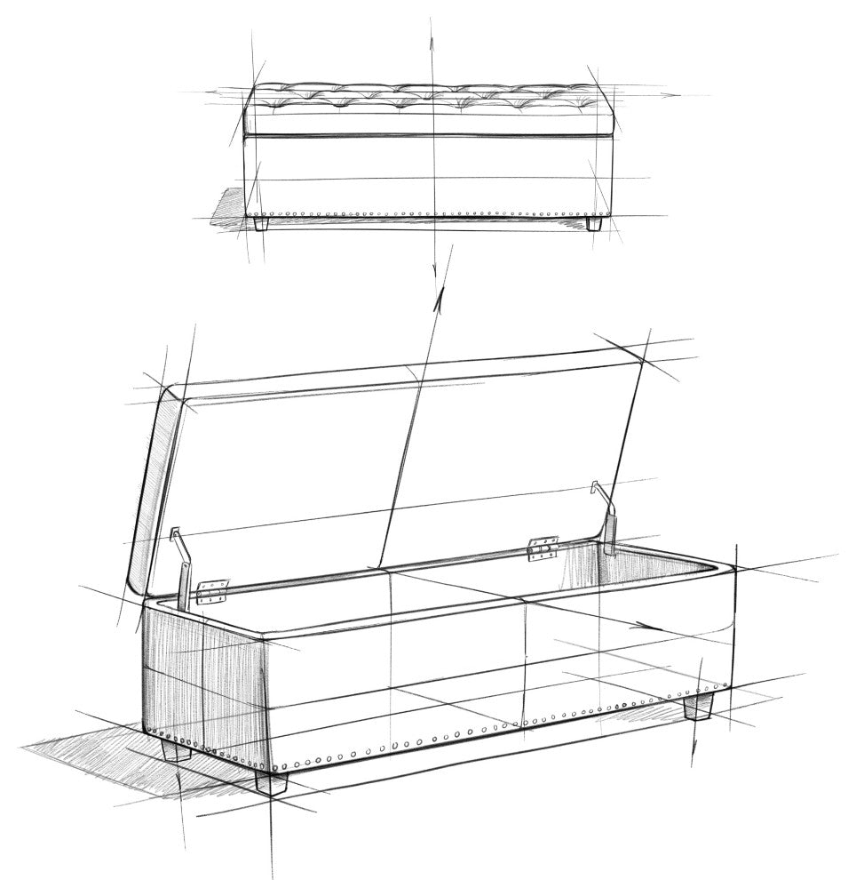 Hamilton Storage Ottoman