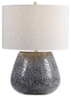 Uttermost Pebbles Metallic Gray Table Lamp 28445-1